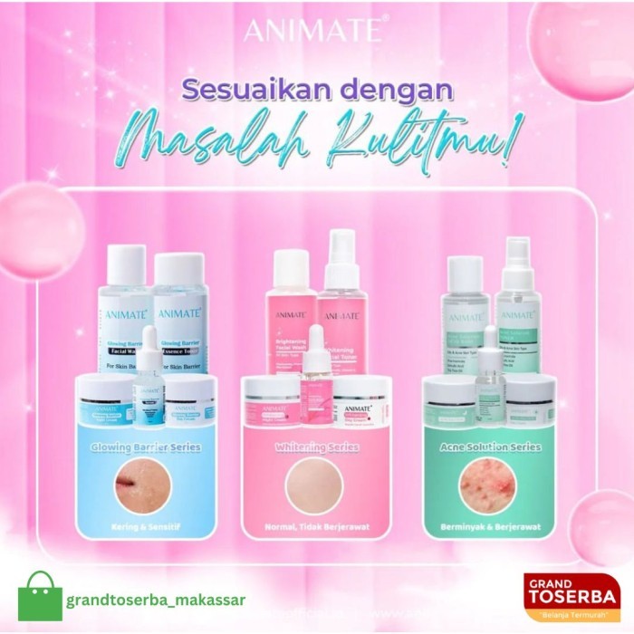 Animate skincare original BPOM / skincare animate ori