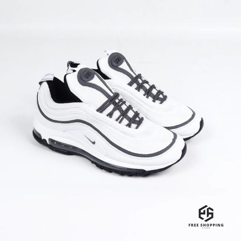 SEPATU NIKE AIR MAX 97 WHITE PANDA - AIRMAX 97 SEPATU SNEAKERS SEPATU KASUAL SEPATU IMPORT SEPATU RE