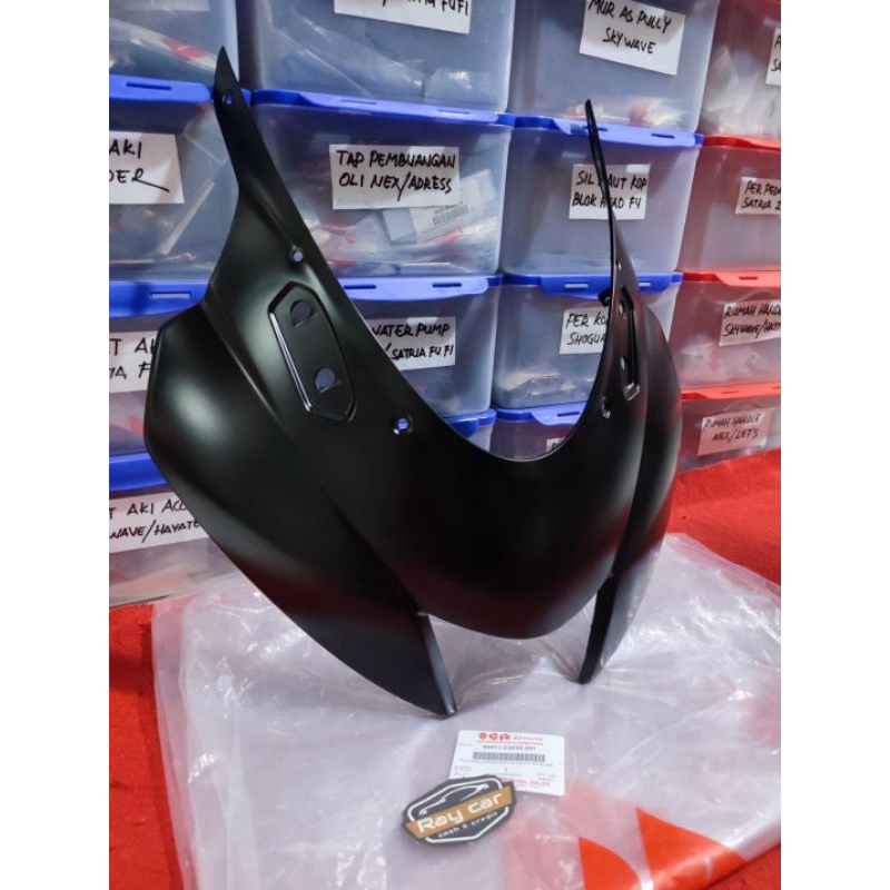 TAMENG DEPAN FAIRING GSX 150 R HITAM DOFF ORIGINAL SGP