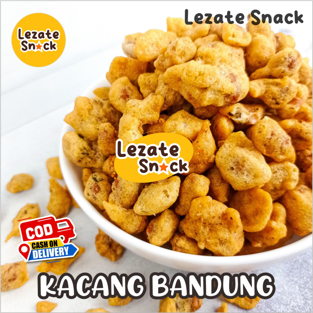 Kacang Bandung 1Kg Kiloan Super Murah Enak Renyah/ Kacang Telor Bandung Rempeyek Kacang / Kacang Tel