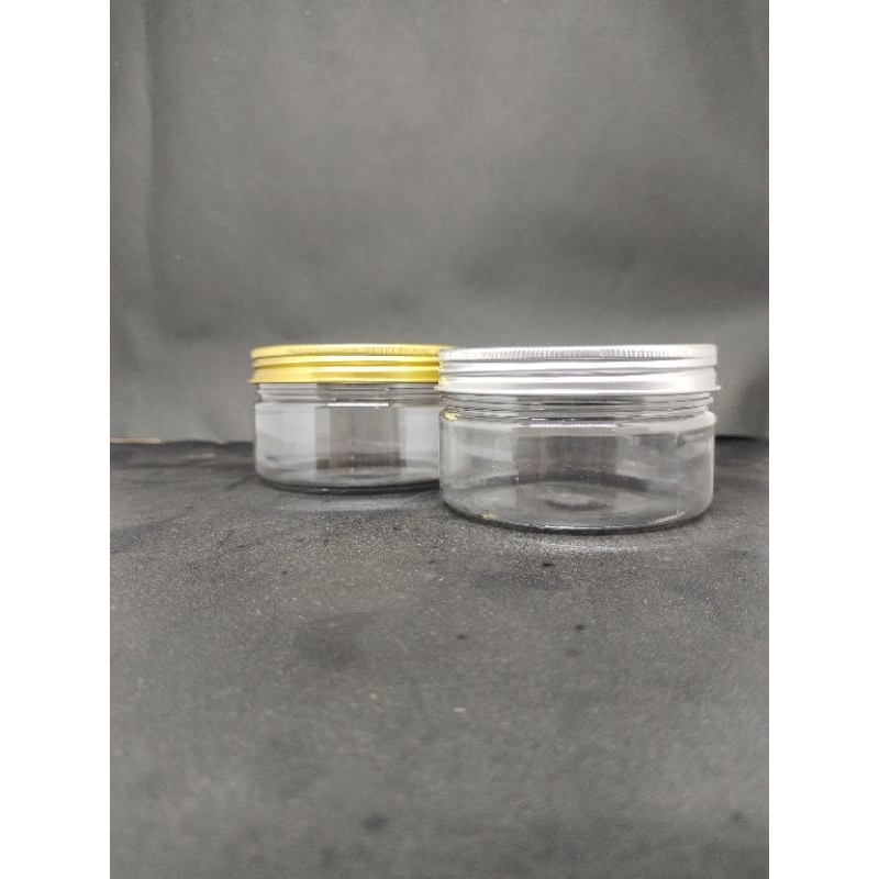 Toples Plastik Tabung 200ml || Tutup Aluminium & Plastik