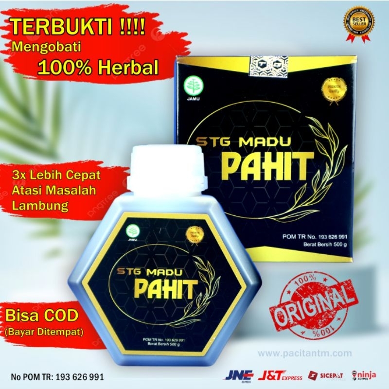 MADU PAHIT HITAM STG MADU PAHIT ASLI HERBAL100% SOLUSI PENYAKIT LAMBUNG