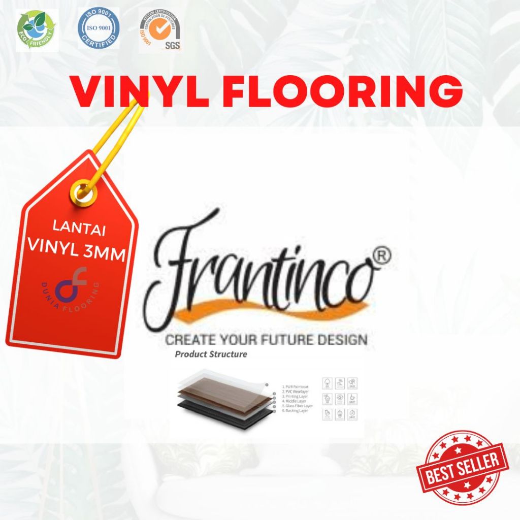 LANTAI VINYL FLOORING FRANTICO 3MM