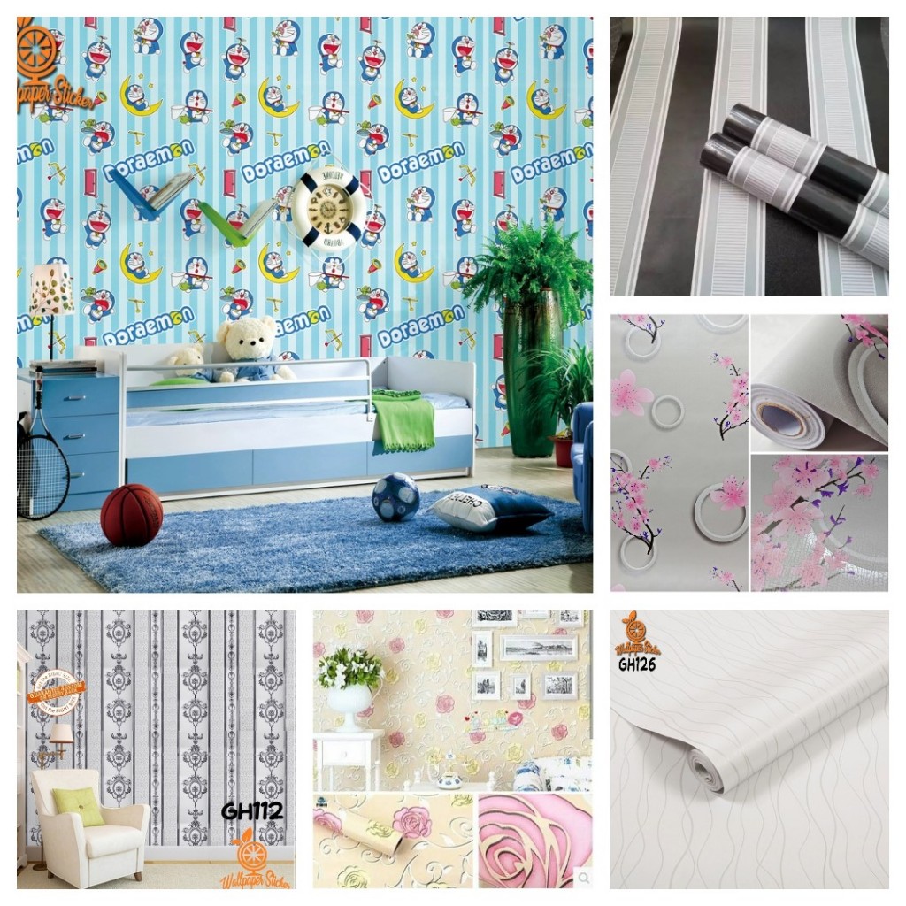 Wallpaper Stiker ORANGE GH 111-127