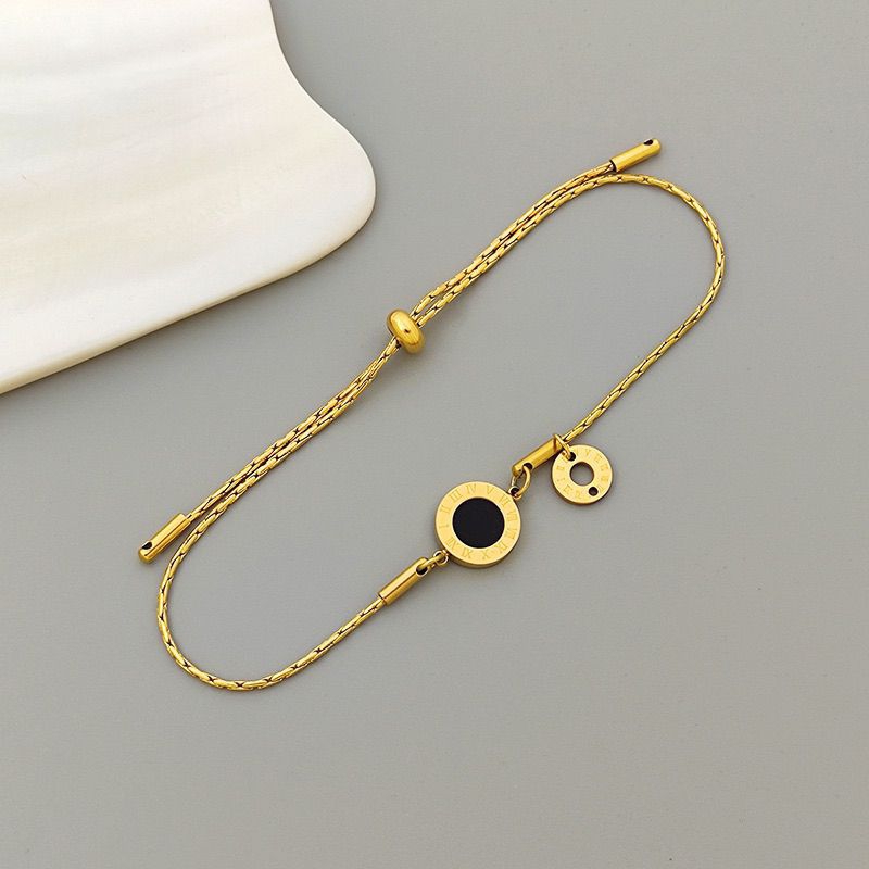 sh - gelang serut mata hitam titanium