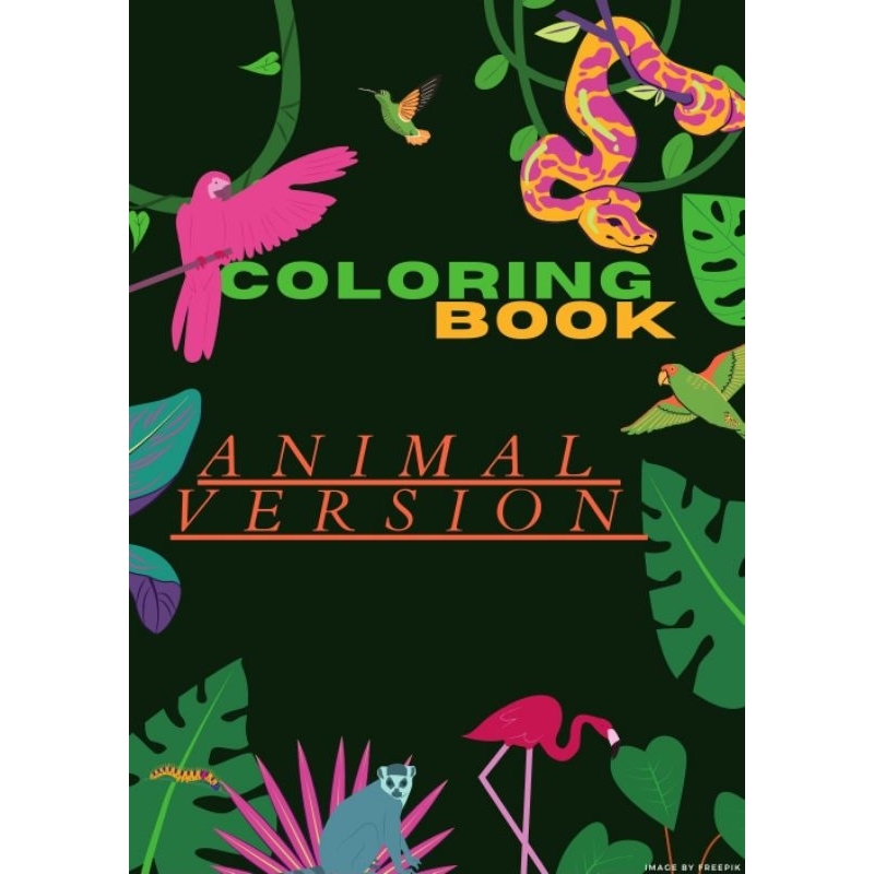 

COLORING BOOK(ANIMAL VERSION)