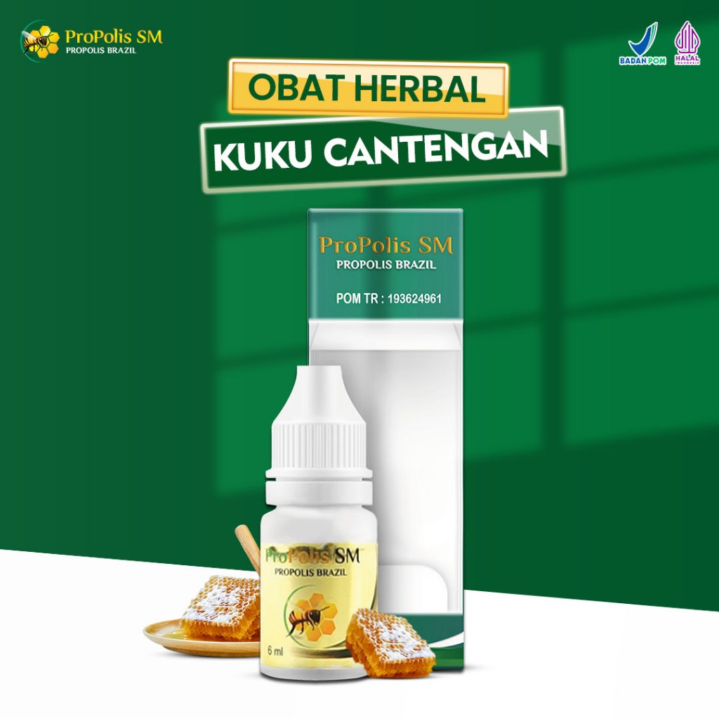 Obat kuku Cantengan Jempol Kaki Bengkak Bernanah Propolis Sm