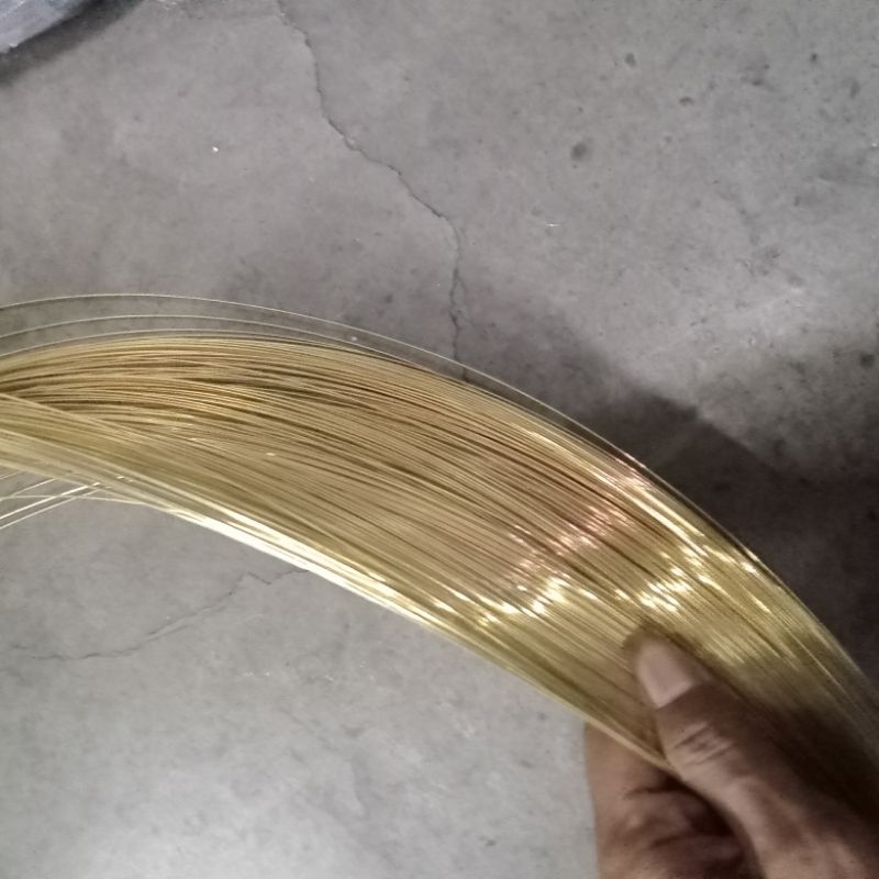 Kawat kuningan 0,8mm , 1mm , 1,2mm , 1,5mm , 2mm per 1kg