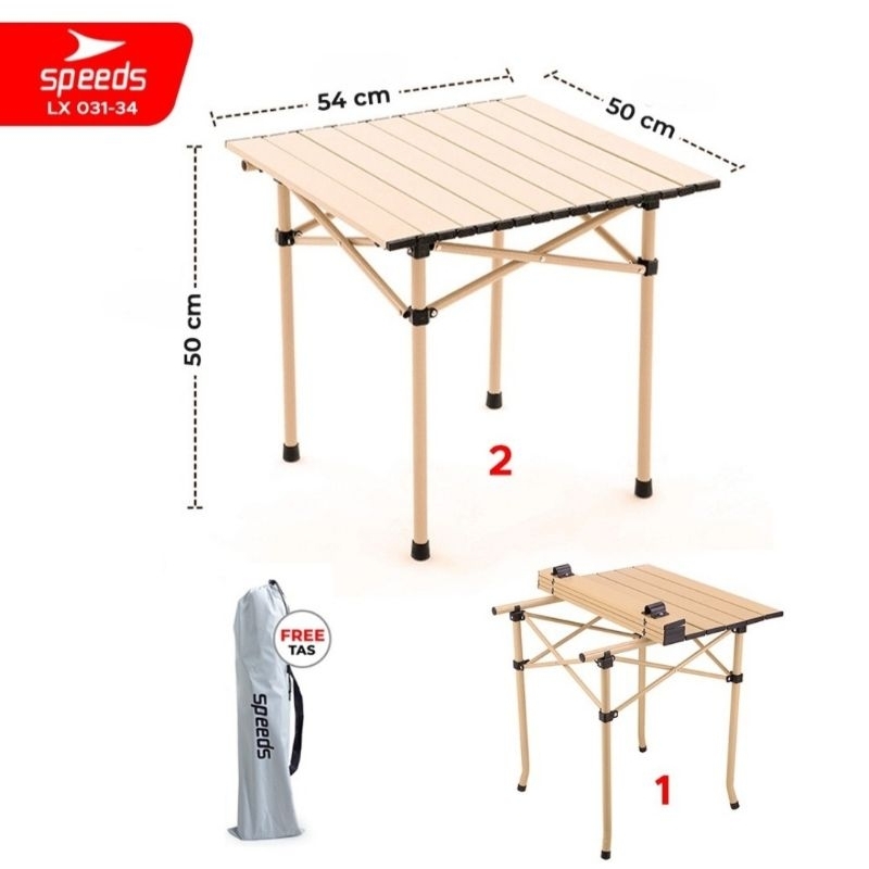 Meja Lipat Besi Outdoor Speeds 031-34