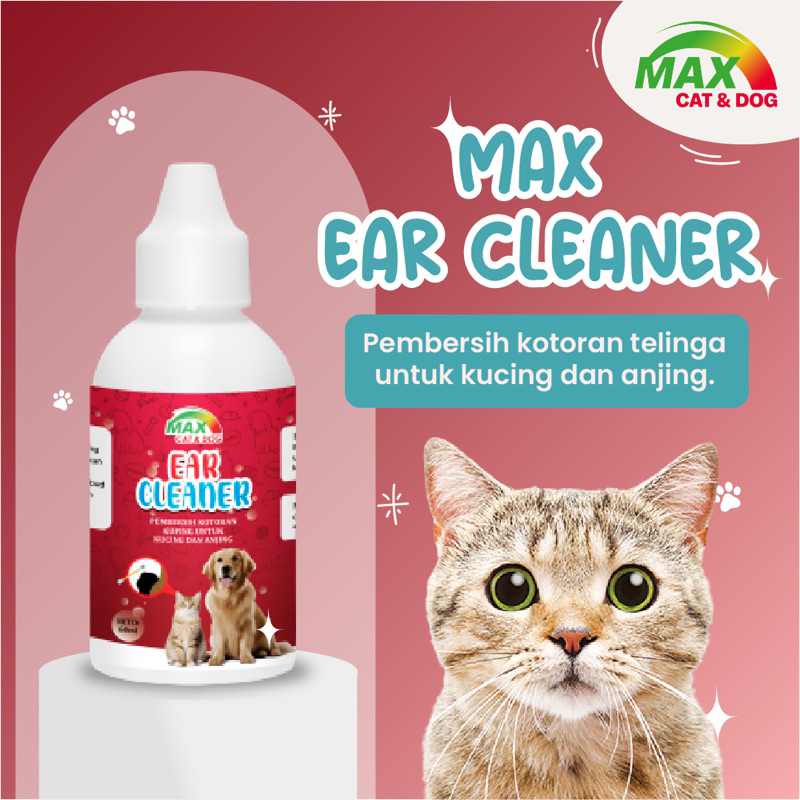 PEMBERSIH KOTORAN TELINGA KUCING ANJING | MAX EAR CLEANER