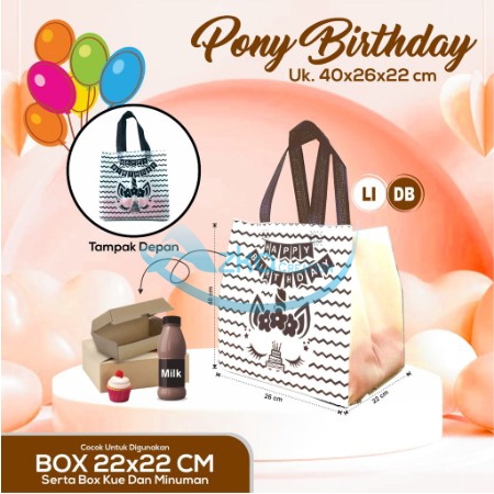 

Tas Birthday Nasi Box 22x22 | Tas Ulang Tahun | Tas Berkat Ulang Tahun 40x26x22