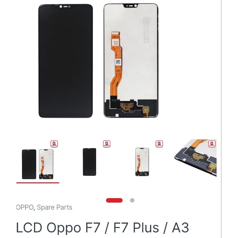 LCD TOUCHSCREEN OPPO F7 / F7 PLUS E1 BLACK