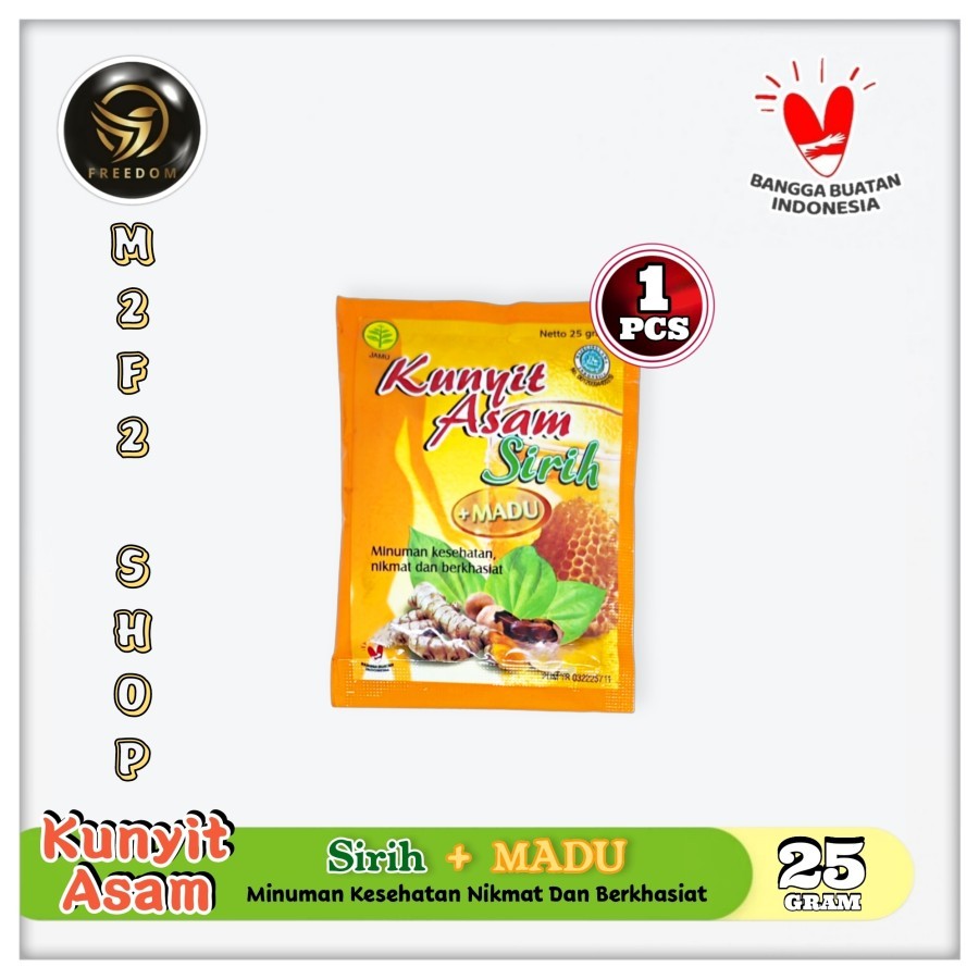 

Sido Muncul Serbuk Kunyit Asam Sirih & Madu Instant Sachet - 25 gr (Kemasan Satuan)