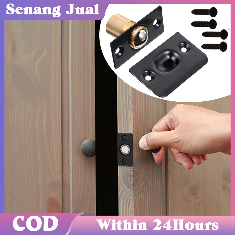 Mata Ayam Pintu Rumah Tembaga Murni Dengan Sekrup / Kunci Pelor Pintu Penahan Pintu Otomatis