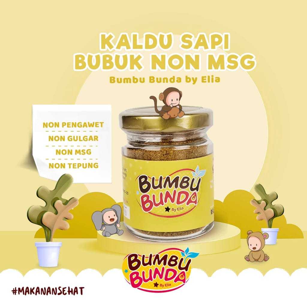 

OMAHBAYI - Bumbu Bunda Elia BPOM Kaldu MPASI Kaldu Anak Kaldu Bayi Non Gula Garam Kaldu Non MSG Kaldu Organik Kaldu Sapi Kaldu Sapi