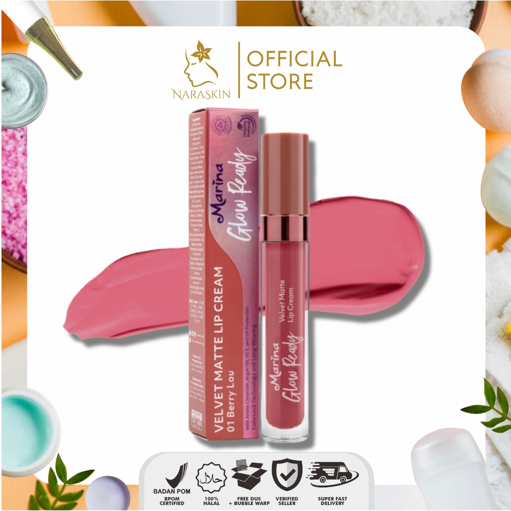 Marina Glow Ready Velvet Matte Lip Cream