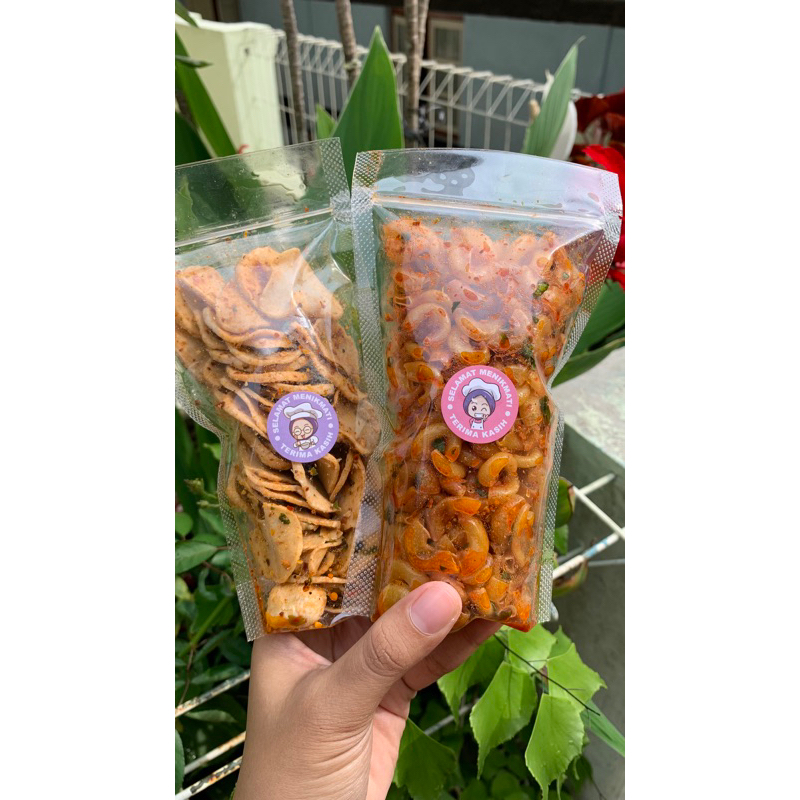 

Basreng Makaroni Bantet Pedas Daun Jeruk - 65gram