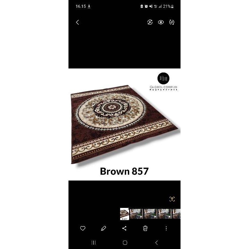 karpet permadani 160x210