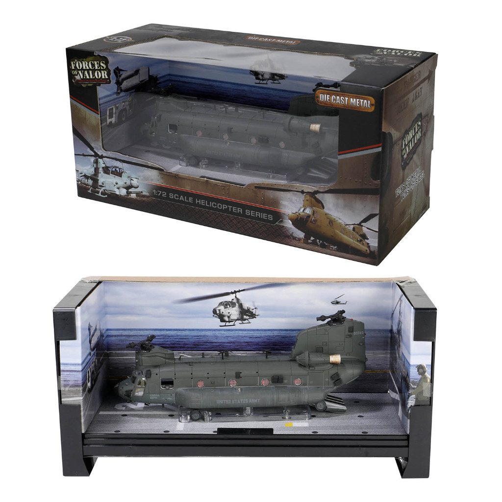 Helicopter Chinook MH-47G 160th SOAR Skala 1:72 Forces of Valor