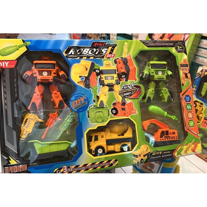 Robot 3in1 ( mainan robot anak)