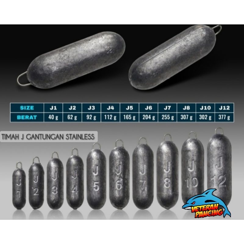 Timah Pemberat J / Timah Pemberat Mancing