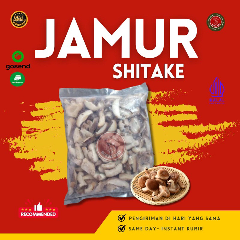 

Jamur Shitake Frozen Potong 500gr | Shitake Mushroom Fresh | Jamur Shitake Super | Jamur Hioko Super | Jamur Berangan | Sayuran Fresh | Sayuran Jamur Frozen | Jamur Shitake Bahan Tomyam