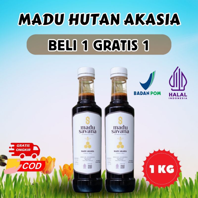 

Madu Savana - Beli 1 Gratis 1 Nectar Bunga Akasia Pure