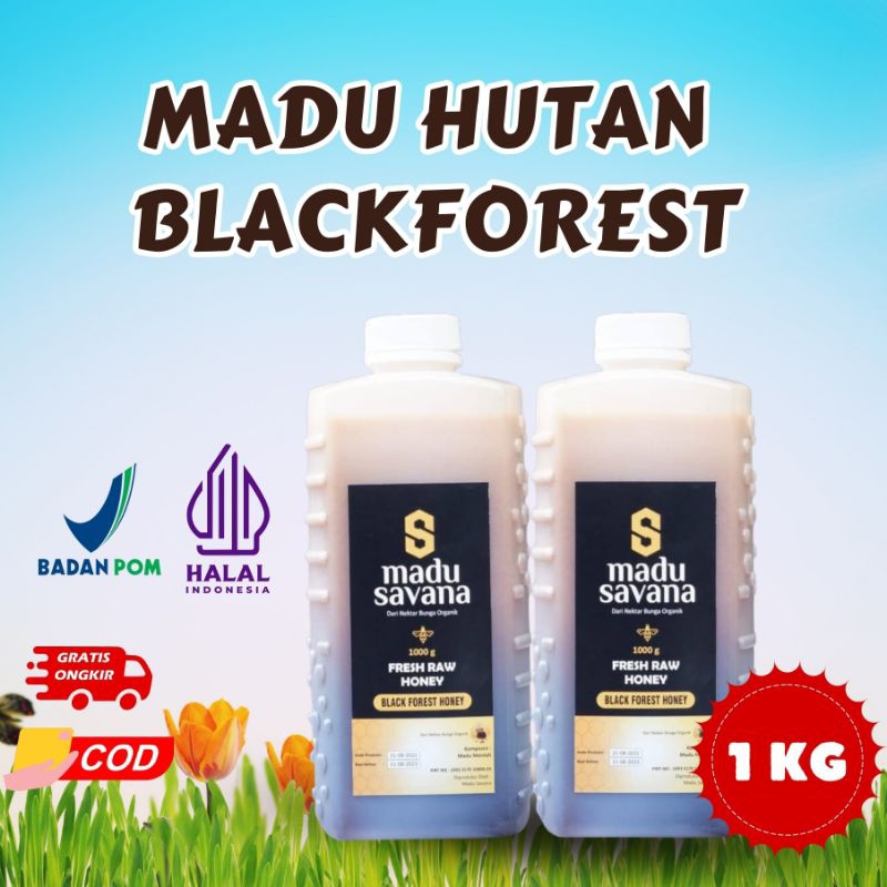 

Madu Hitam Super 1000 gram Pure Raw Honey