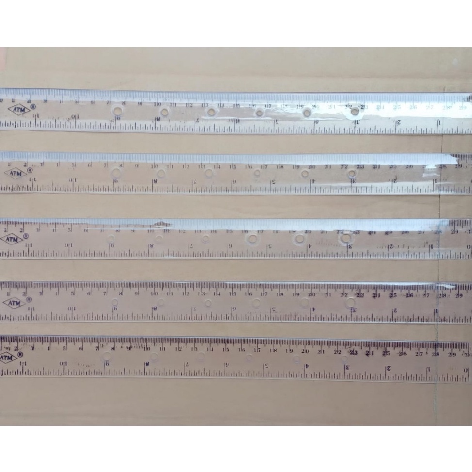 

HHZ 24 PC / 1 PACK PENGGARIS PLASTIK / PENGGARIS PLASTIK BENING 30 CM ISI 2 LUSIN lcykw