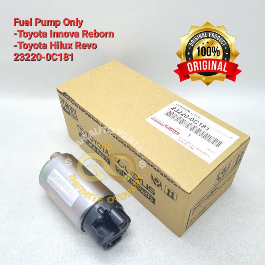 FUEL PUMP ONLY ROTAK INOVA INNOVA REBORN HILUX REVO 23220-0C181 QUALITY