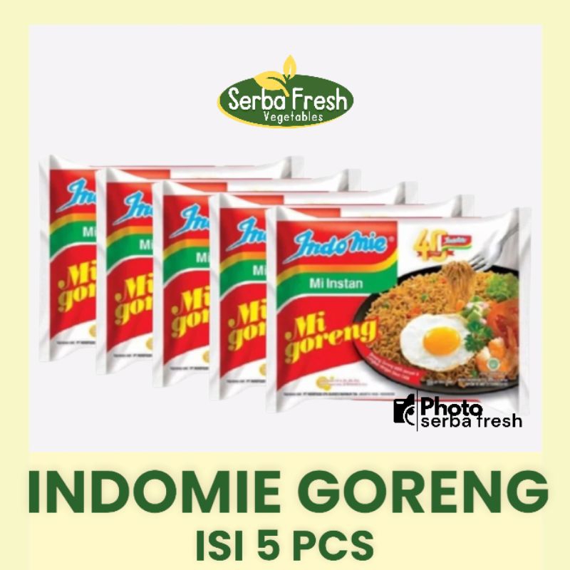 

INDOMIE GORENG | 5 PCS | SERBA FRESH | MIE