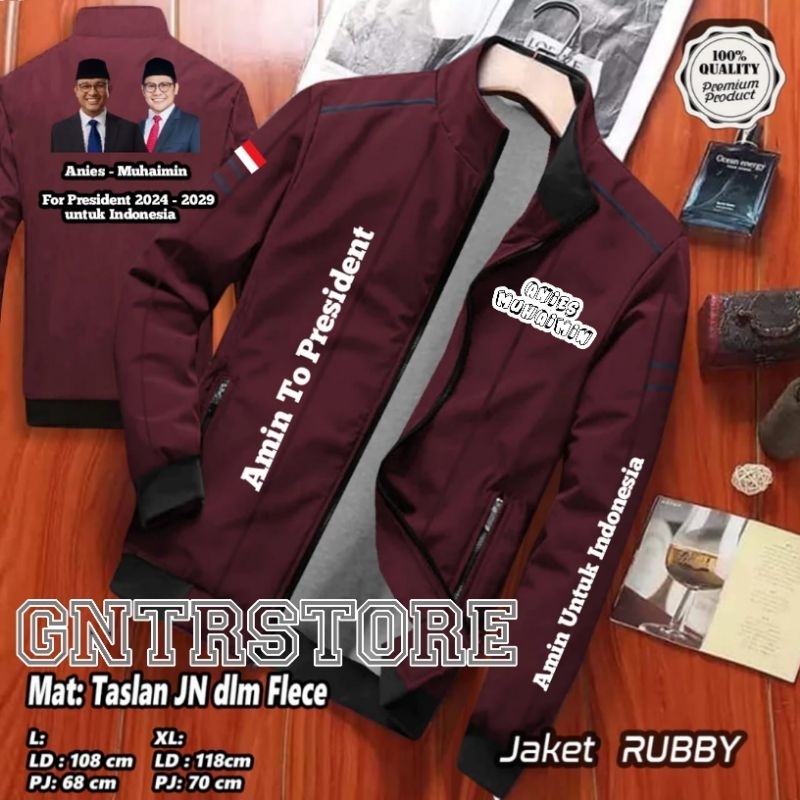 JAKET AMIN/ ANIES MUHAIMIN/ JAKET ANIES/ JAKET PILPRES 2024/ ANIES RI 1/ ANIES JAKET KEREN