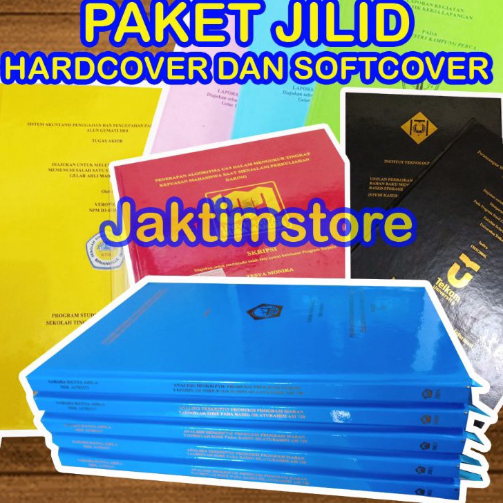 

Model Terkini PAKET JILID HARDCOVER DAN SOFTCOVER Diskon