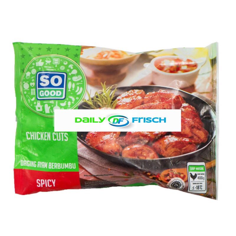 

SO GOOD CHICKEN CUTS SPICY 400GR (TT)