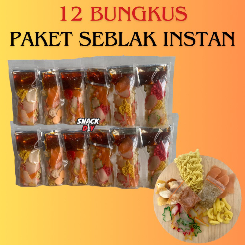 

PAKET 12 BUNGKUS SEBLAK INSTAN