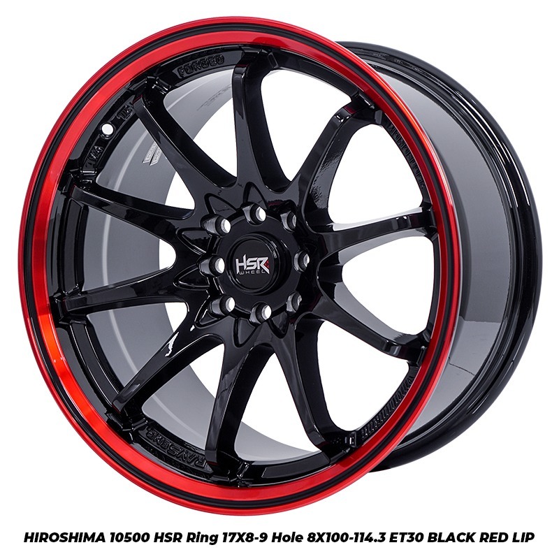 VELG MOBIL RACING HSR HIROSHIMA RING 17 UNTUK JAZZ MOBILIO BRIO CITY SATYA VIOS STARLET RIO MARCH YA