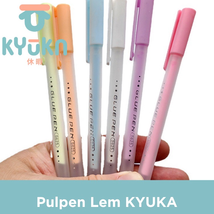 

Dijual Murah Glue Pen Pulpen Lem KYUKA cepat kering scrapbook DIY untuk sekolah Pen Lem Diskon