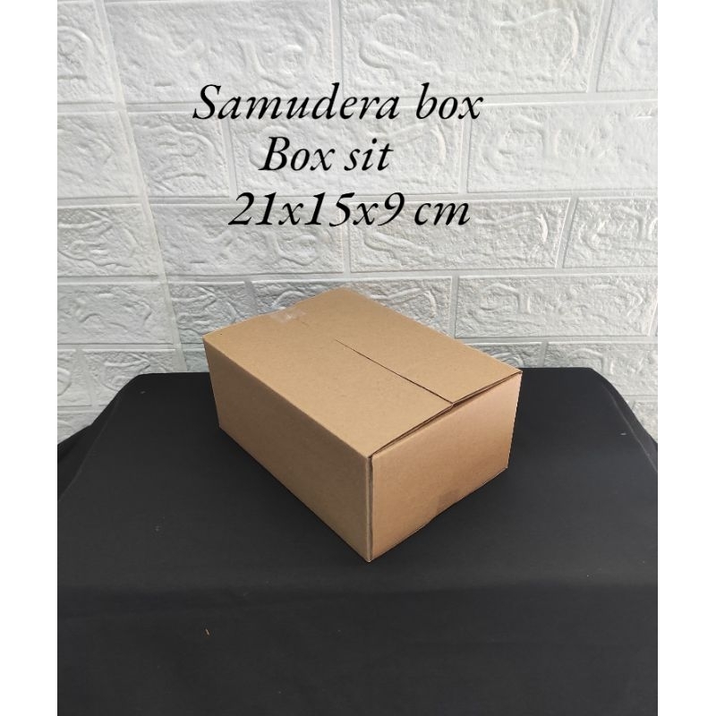 

kardus karton box uk 21x15x9 cm ST sheet singgle wall polos
