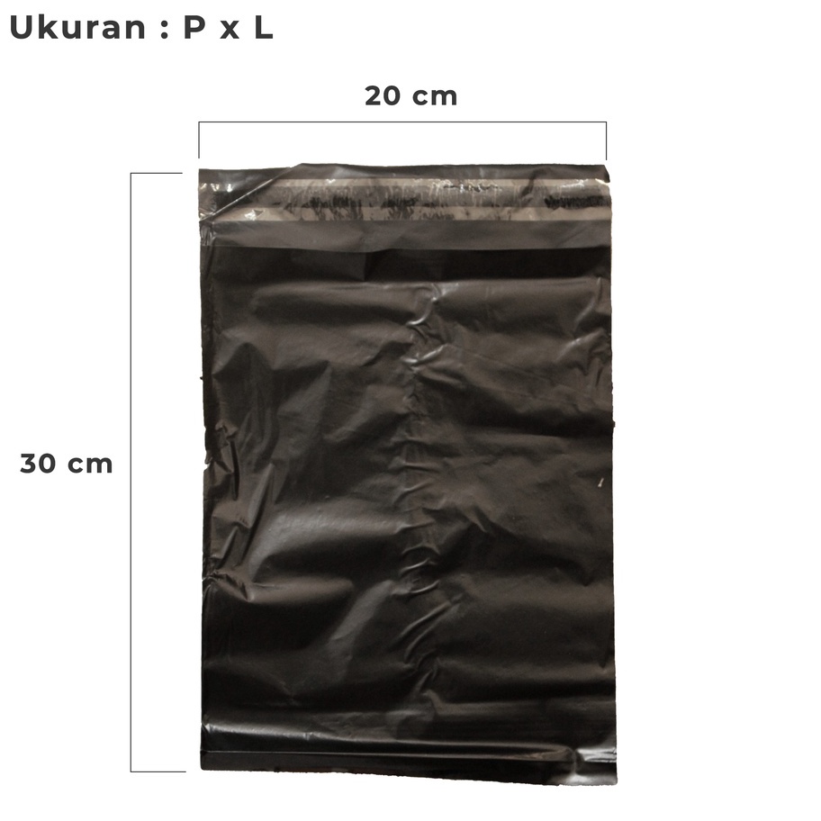 

Dijual Murah Plastik polymailer 20 x 30 Hitam packaging Kantong Amplop isi 100 pcs ➤➪✼✰