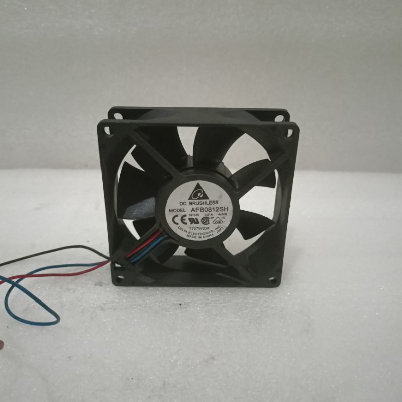 FAN DC BRUSHLESS MODEL AFB0812SH 12V 0.51A UK.8CM kabel 3