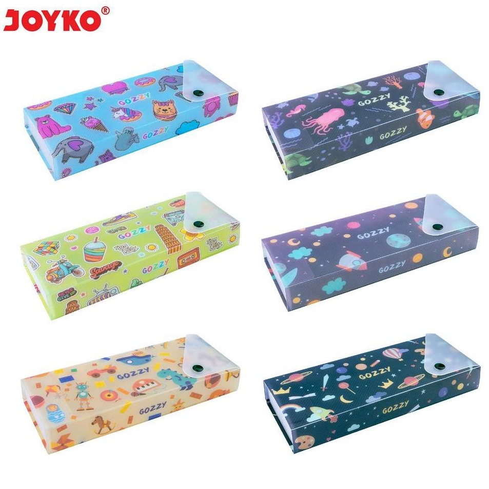 

Baru Pencil Case Kotak Tempat Pensil Joyko PC-0719GZ Serba Murah