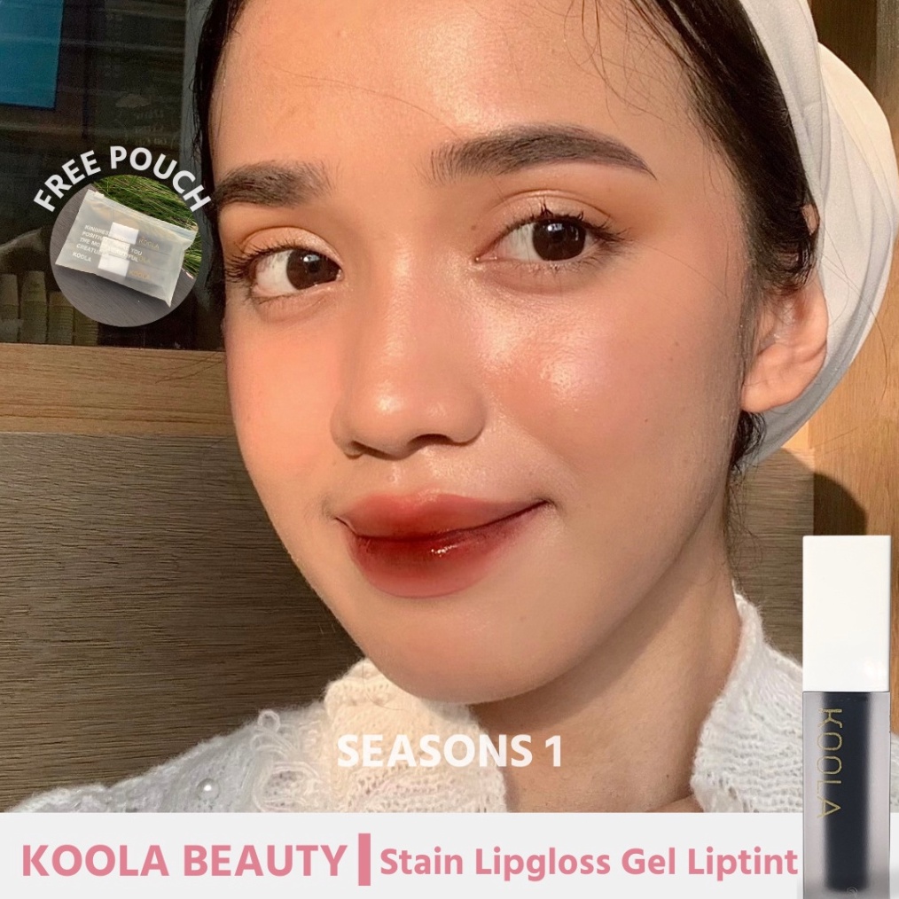 12.12 FLASH SALE [SEASONS 1 FREE POUCH] KOOLA BEAUTY STAIN LIPGLOSS GEL LIPTINT murah