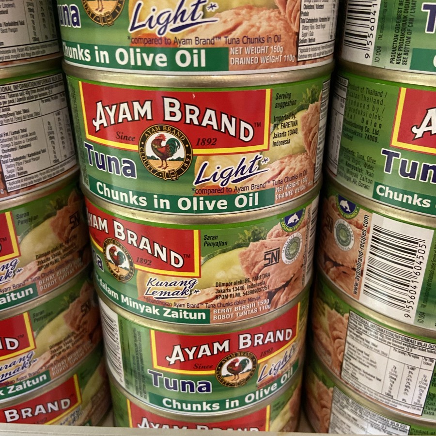 

AYAM BRAND TUNA CHUNK IN OLIVE 150 GR