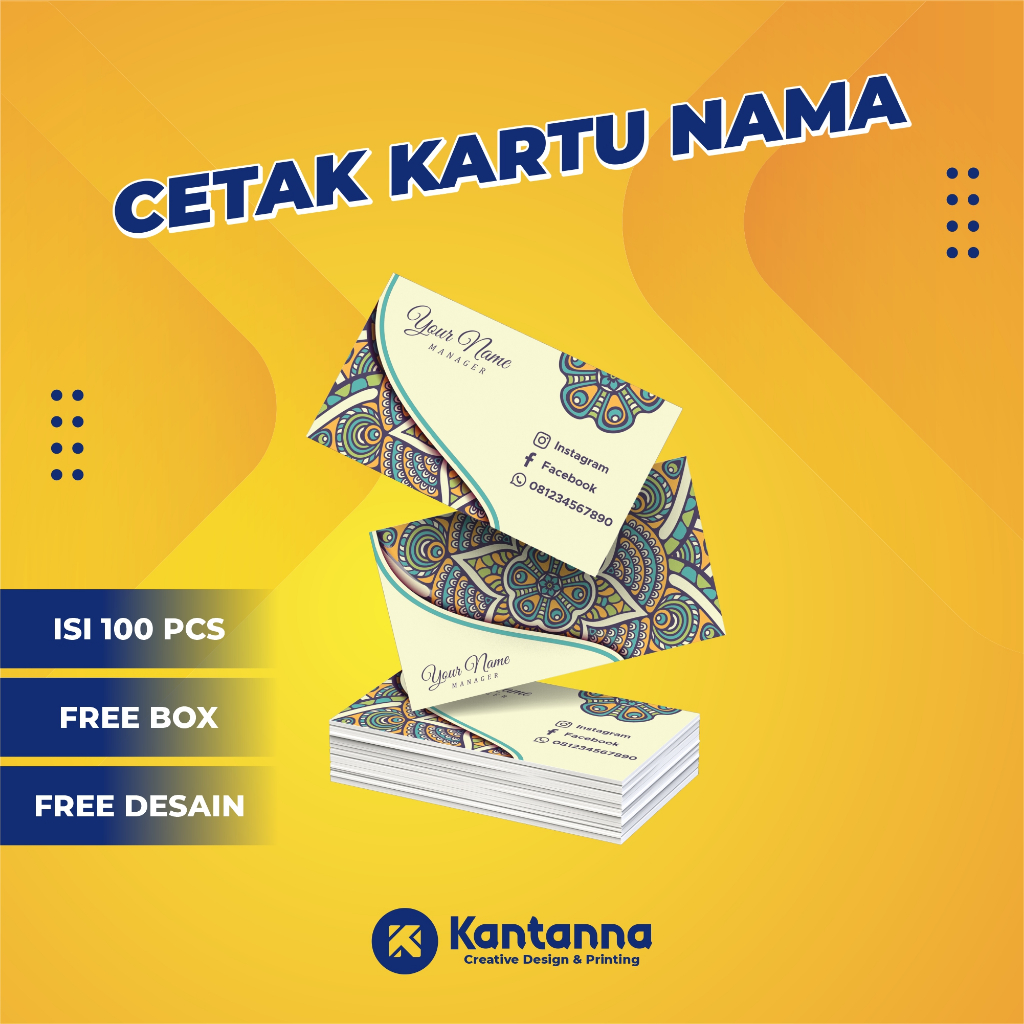 

CETAK KARTU NAMA COSTUM 1 SISI / 2 SISI | 100pcs + BOX | TERJANGKAU | ELEGAN