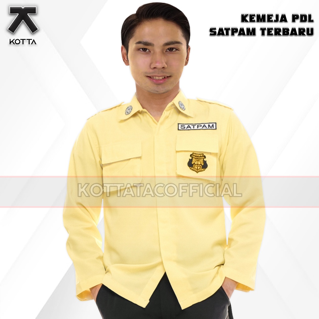 Terbaru 12.12 BAJU PDL SATPAM TERBARU KREM - KEMEJA PDL SATPAM KREM - KEMEJA PDL SATPAM 2022 serbuuu