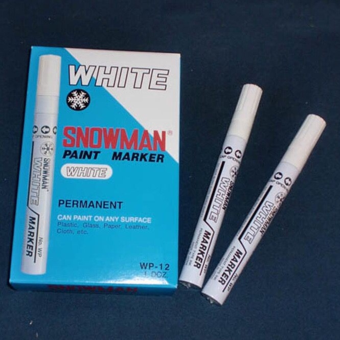 

GR97 SPIDOL SNOWMAN WHITE PAINT MARKER / SPIDOL SNOWMAN PUTIH Model #Terbaru ▽