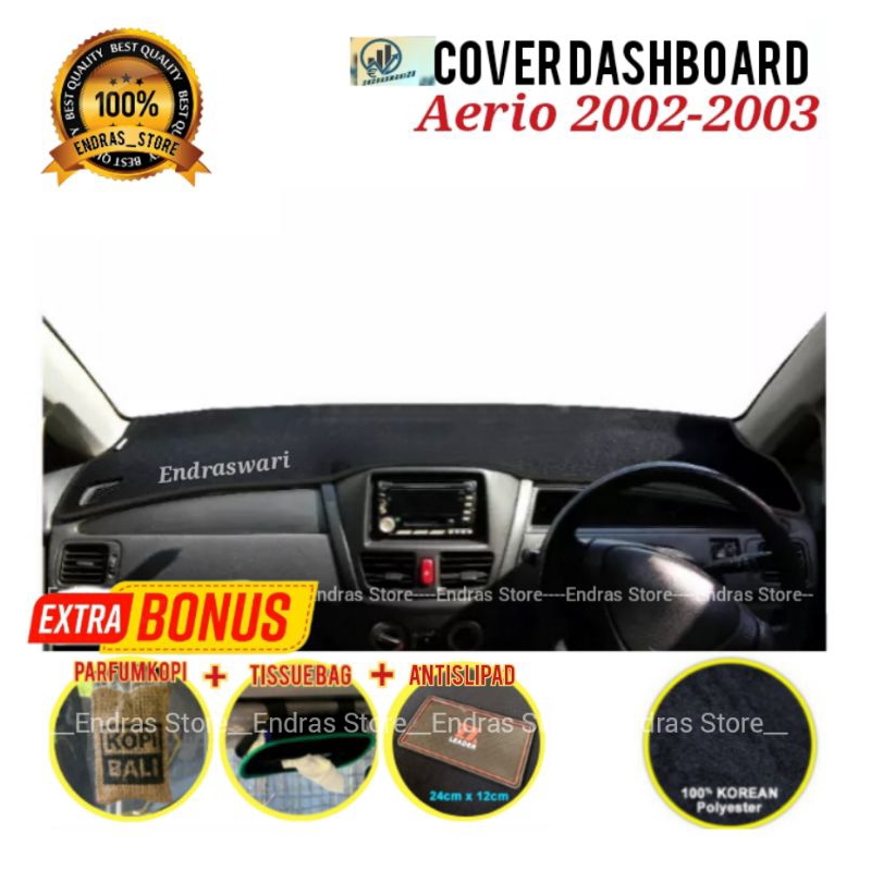 Cover Dashboard Mobil Aerio 2002-2003 Pelindung Dashboard Mobil