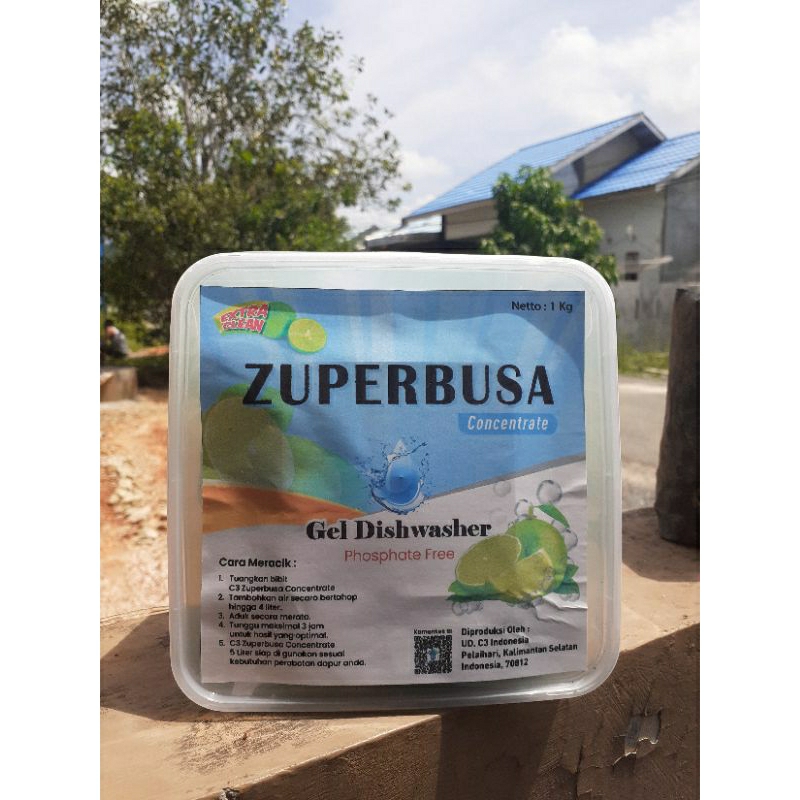 C3 ZUPERBUSA Concentrate(bibit biang sabun cuci piring 1kg jadi 5 liter)/bisa untuk sampo cuci seped