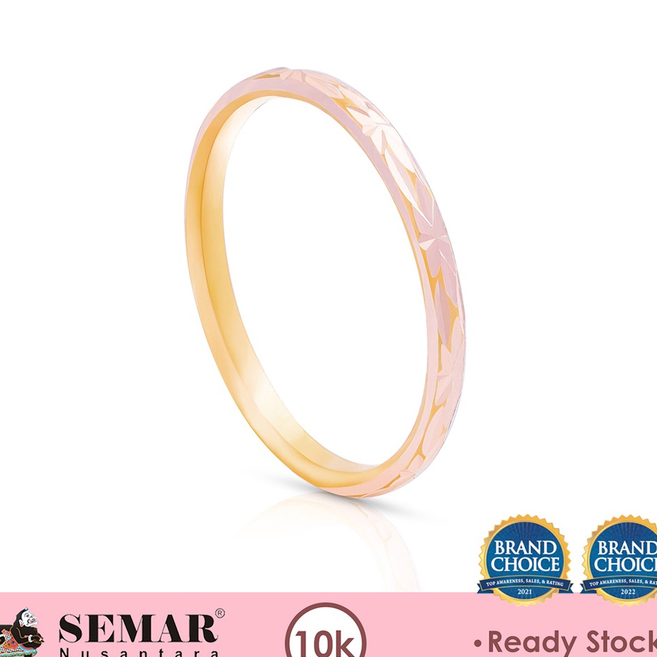 MODEL EBE507 Cincin Emas Korea Style Lissa Ring Gold 10K Semar Nusantara