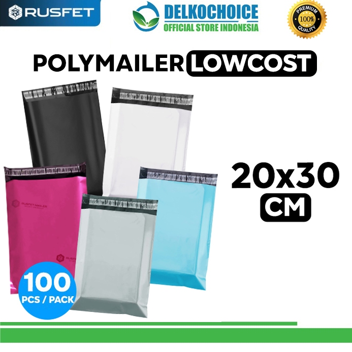 

Plastik Polymailer PACK LOW COST Amplop Polimailer 20x30cm RUSFET